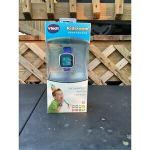 Vtech Kidizoom Smart Watch Blue For Kids 4+ Boys NWT